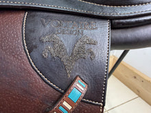 Load image into Gallery viewer, 17” MW Voltaire Lexington Monoflap Jump Saddle -2022- Brown
