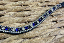 Load image into Gallery viewer, Crystal Browband - “Girls Best Friend” Colour - Ice, Fire, Diamond &amp; PinkGin - Bridle Brow Band