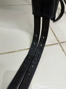 17 1/2” Wide Paramount Monoflap Jump Saddle - Brown