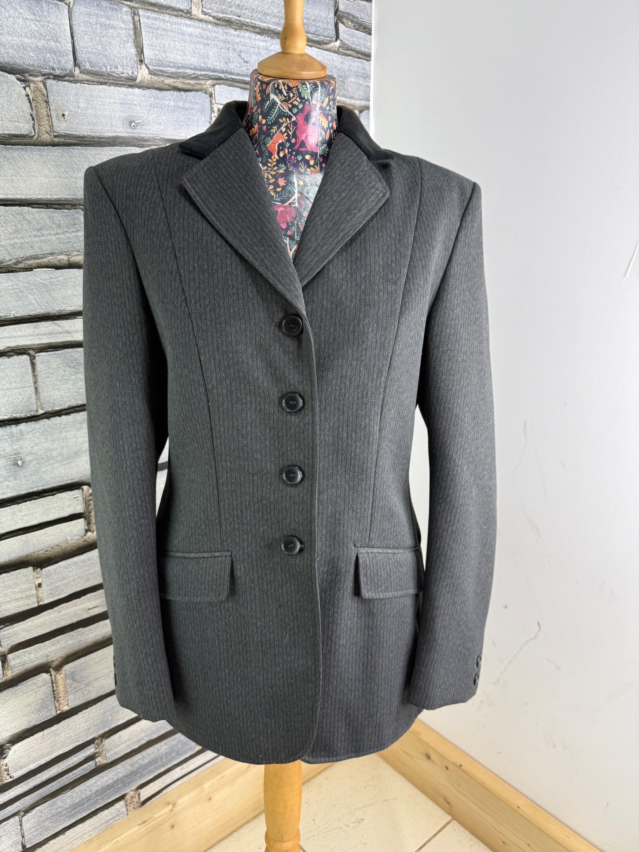 Veste D'équitation Pytchley Tweed Femme – Taille 38 UK 12 – Vert Olive – Laine
