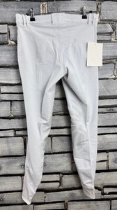 NEW Tattini Platinum Silicon Knee Competition Breeches -White- Size UK 26 Waist