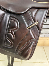 Load image into Gallery viewer, 16 1/2” Wide R.S. Saddles Excelle Monoflap Jump Saddle - Brown