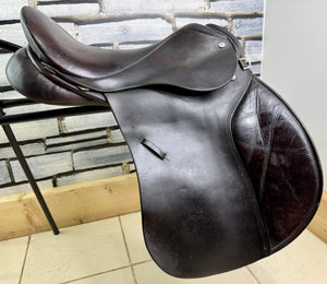 16 1/2” MW English GP Saddle - Brown