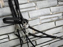 Load image into Gallery viewer, S/H English M&amp;M Complete Pelham Bridle - Black - Pony