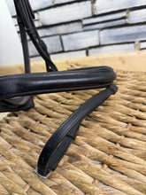 Load image into Gallery viewer, S/H Comfort Flash Dressage Bridle - Black - Full