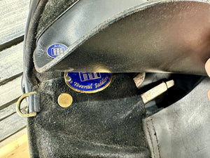 16 1/2” XW Teversal WH Saddle - Black
