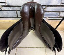 Load image into Gallery viewer, 15” Medium Barnsby Pony Club GP Saddle - Brown