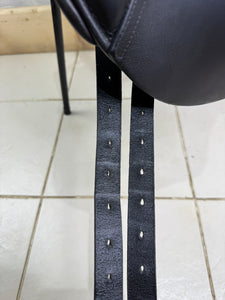 17” XW Nick Dolman Holistic Dressage Saddle - Black