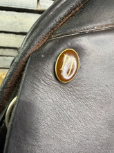 Load image into Gallery viewer, 17 1/2” Wide Paul Jones Working Hunter Saddle -Brown- Suede Seat &amp; Knees