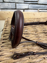 Load image into Gallery viewer, S/H Albion English KB Cavesson Snaffle Bridle - Brown - Cob