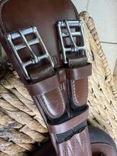 Load image into Gallery viewer, S/H 70cm/28” Prestige Doughnut RP Leather Relax Girth - Brown