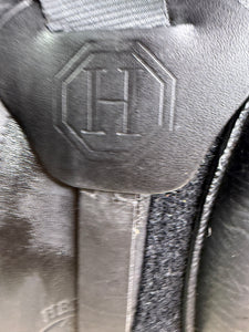 17 1/2” Medium Heritage Yin-Yang Dressage Saddle - Black