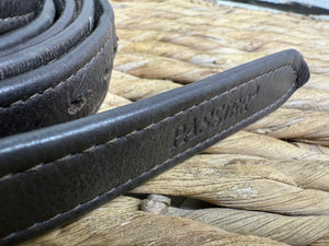 S/H 60”/150cm Passier Hide Wrapped Non-Stretch Stirrup Leathers -