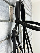 Load image into Gallery viewer, S/H Eqvvs Padded Comfort Flash Bridle - Black - Full