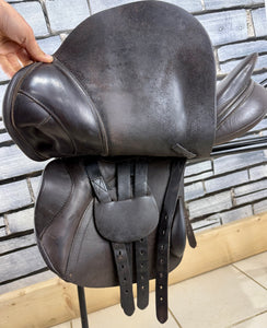 16 1/2” XW PD Saddles/Spalding Jump Saddle - Brown