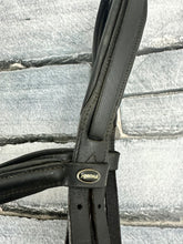 Load image into Gallery viewer, S/H Heritage Padded Comfort Flash Bridle - Black - Full