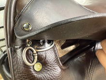 Load image into Gallery viewer, 17” Narrow Black Country Dressage Saddle - Brown
