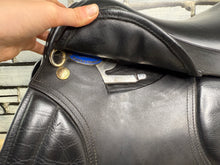 Load image into Gallery viewer, 16” Wide Native Pony Saddle Company WH/GP Saddle - Black