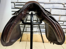 Load image into Gallery viewer, 16” Wide Ideal English Pony WH/VSD Saddle - Brown