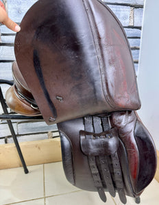 16 1/2” MW Sandringham GP Saddle - Brown