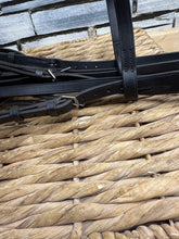 Load image into Gallery viewer, S/H English Hunter Complete Double Bridle - Black - Full/TB