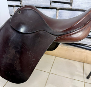 15 1/2” Wide-XW GFS Pony Saddle - Brown