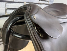 Load image into Gallery viewer, 15” Wide Fylde Hayden English Pony WH/Show Saddle - Brown