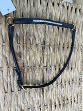 Load image into Gallery viewer, Miniature Horse In Hand Rolled Leather Show Halter/Bridle - Square Diamonte