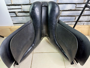 17 1/2” MW Jeffries Falcon English Event VSD Saddle - Black