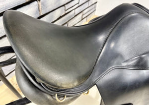 17” Medium Jeffries Falcon English Event GP Saddle - Black