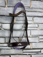 Load image into Gallery viewer, S/H Equicraft Anatomic Patent Dressage Bridle - Brown - XF
