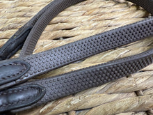 Load image into Gallery viewer, S/H Lemetex Flexi Rubber Reins - Brown - Full