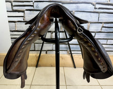 Load image into Gallery viewer, 14 1/2” MW English Cooper Small Pony/Shetland Saddle - Brown