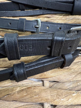 Load image into Gallery viewer, S/H Chunky Flat Hunter Snaffle Bridle - Black - Cob