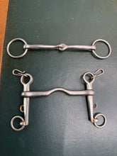 Load image into Gallery viewer, 4 1/2” Fylde Double Bits - Show Weymouth &amp; Small Ring Bridoon- Showing