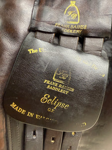 17 1/2” Wide-XW Frank Baines Eclipse GP Saddle - Brown