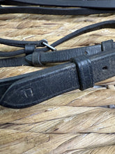 Load image into Gallery viewer, S/H Padded Flash Snaffle Bridle - Black - Full