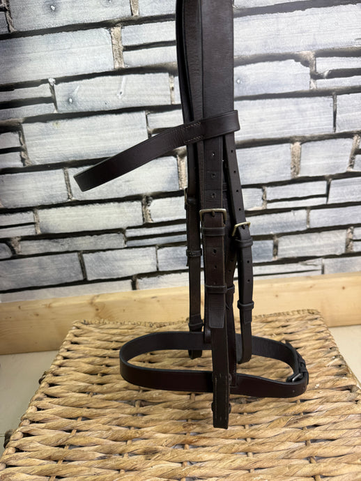 S/H English Hunter Bridle - Brown - Full