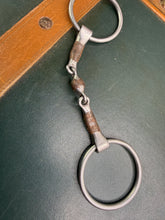 Load image into Gallery viewer, 5 1/2”/145mm Bombers Round Lozenge Loose Ring Snaffle - Sweet Iron