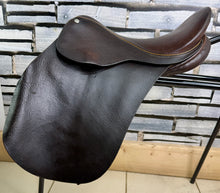 Load image into Gallery viewer, 14” Wide Pony GP Childs Saddle - Brown - English Leather - Lead Rein/Tiny Tot - Shetland