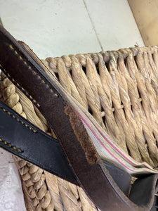 S/H Elasticated Leather Side Reins - Full - Brown