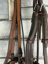 Load image into Gallery viewer, Jeffries? Complete Double Bridle - Brown - TB/Hack/RoR - Cob Size