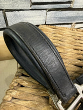 Load image into Gallery viewer, S/H Black Padded Leather Headcollar &amp; Poll Guard - Full