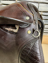 Load image into Gallery viewer, 15” Medium Barnsby Pony Club GP Saddle - Brown