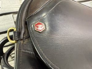 15” MW Albion Selecta Pony GP Saddle - Brown