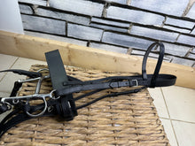 Load image into Gallery viewer, S/H English Hunter Complete Pelham Bridle - Black - Full