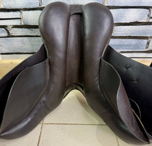 17 1/2” Wide Barnsby GP Saddle - Brown
