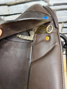 17 1/2” MW Patrick Wilkinson VSD/WH Saddle - Brown