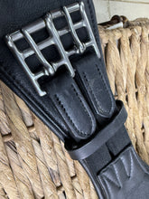 Load image into Gallery viewer, S/H Black Soft Leather Short Event/Dressage Girth-22”