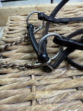 Load image into Gallery viewer, S/H In-hand Show Bridle-Clinchered Brow &amp; Coupling-Cob